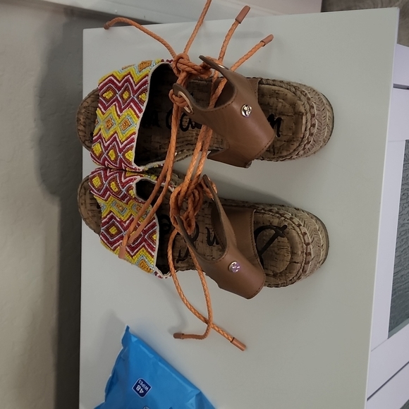 Beaded Sam Edleman sandals - Picture 2 of 2